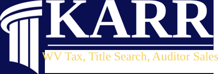 KARR WV Tax, Title Search, Auditor Sales